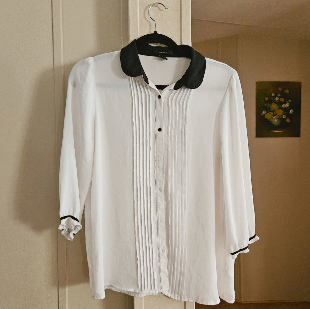 Forever 21 White Blouse